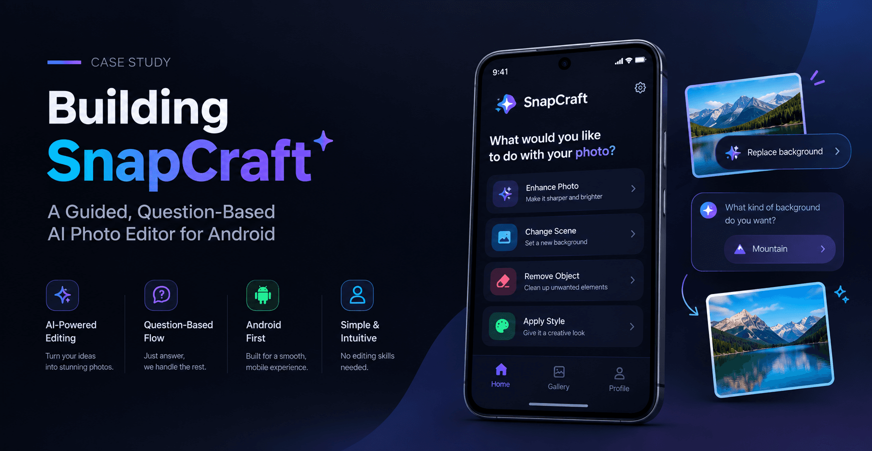 SnapCraft: Building a Guided, Question-Based AI Photo Editor for Android | Meritorious CodeCrafters