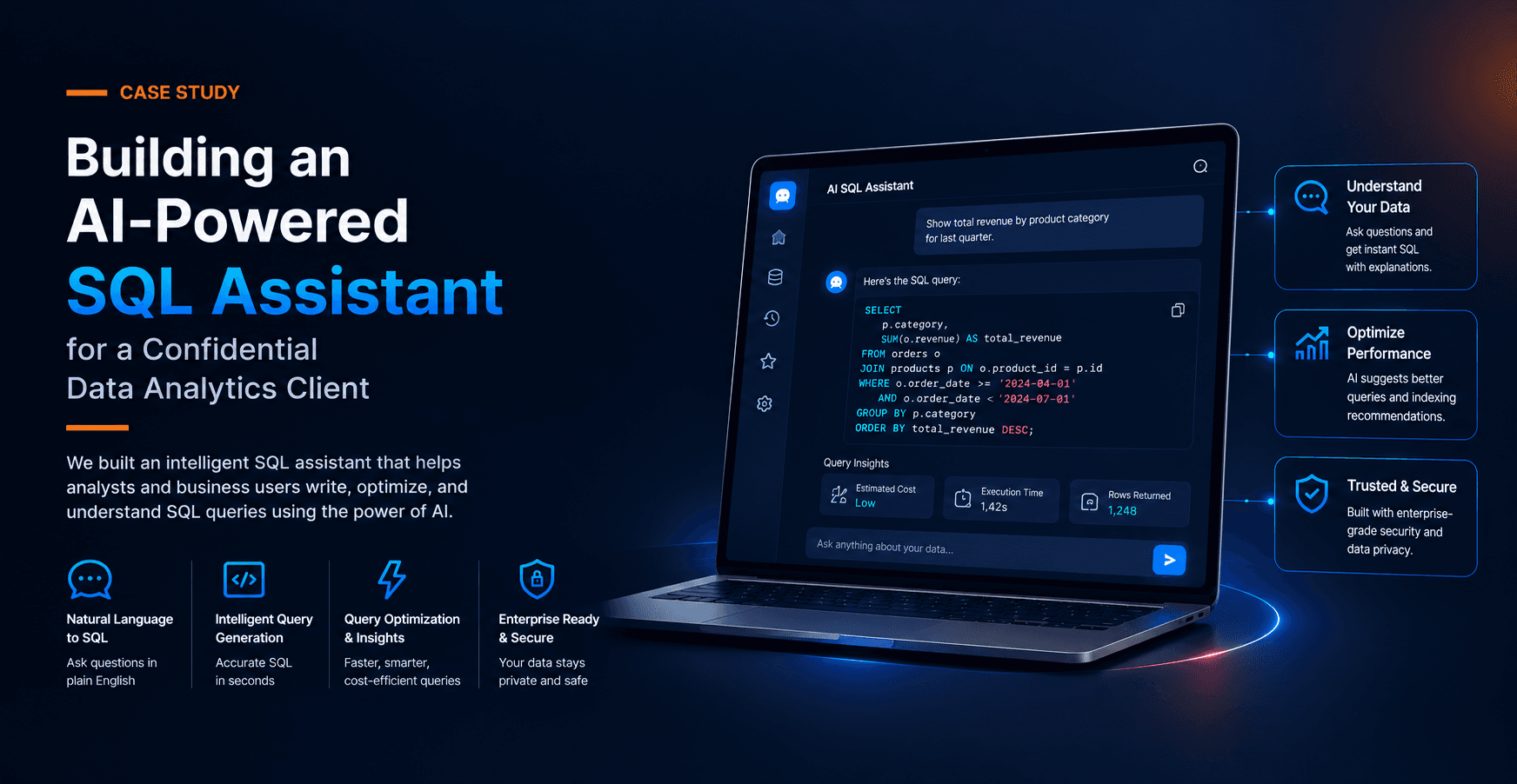 AI-Powered SQL Assistant: Natural Language Database Querying Platform | Meritorious CodeCrafters