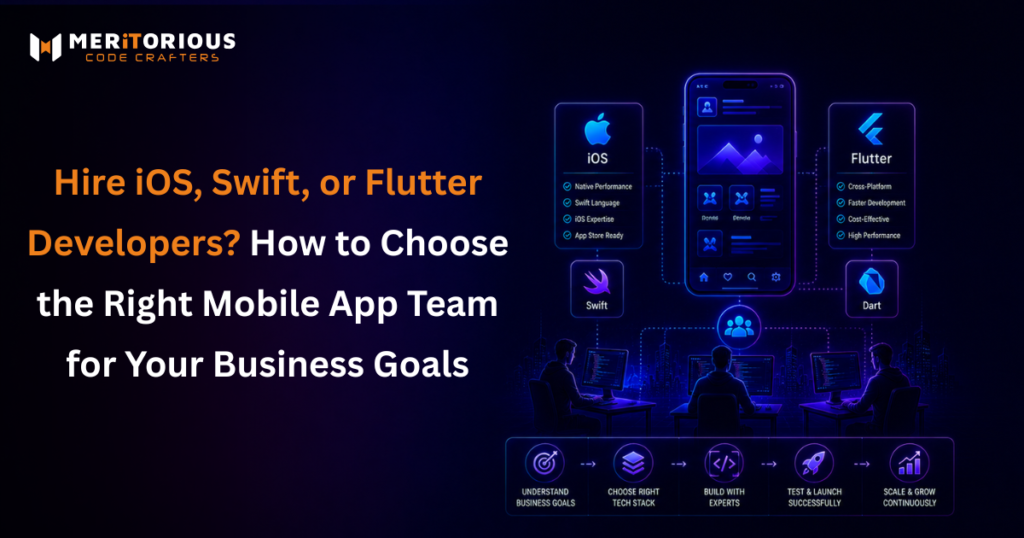 Hire iOS, Swift, or Flutter Developers? How to Choose the Right Mobile App Team