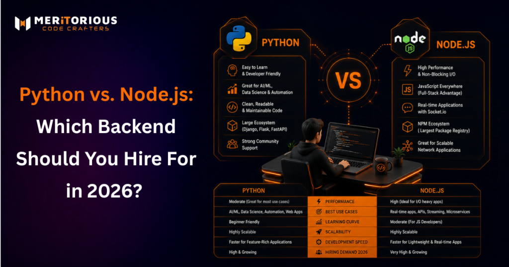 Python vs Node.js: Which Backend to Hire For in 2026